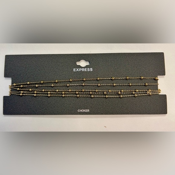 Express Jewelry - Gold Layered Express Choker​ #35